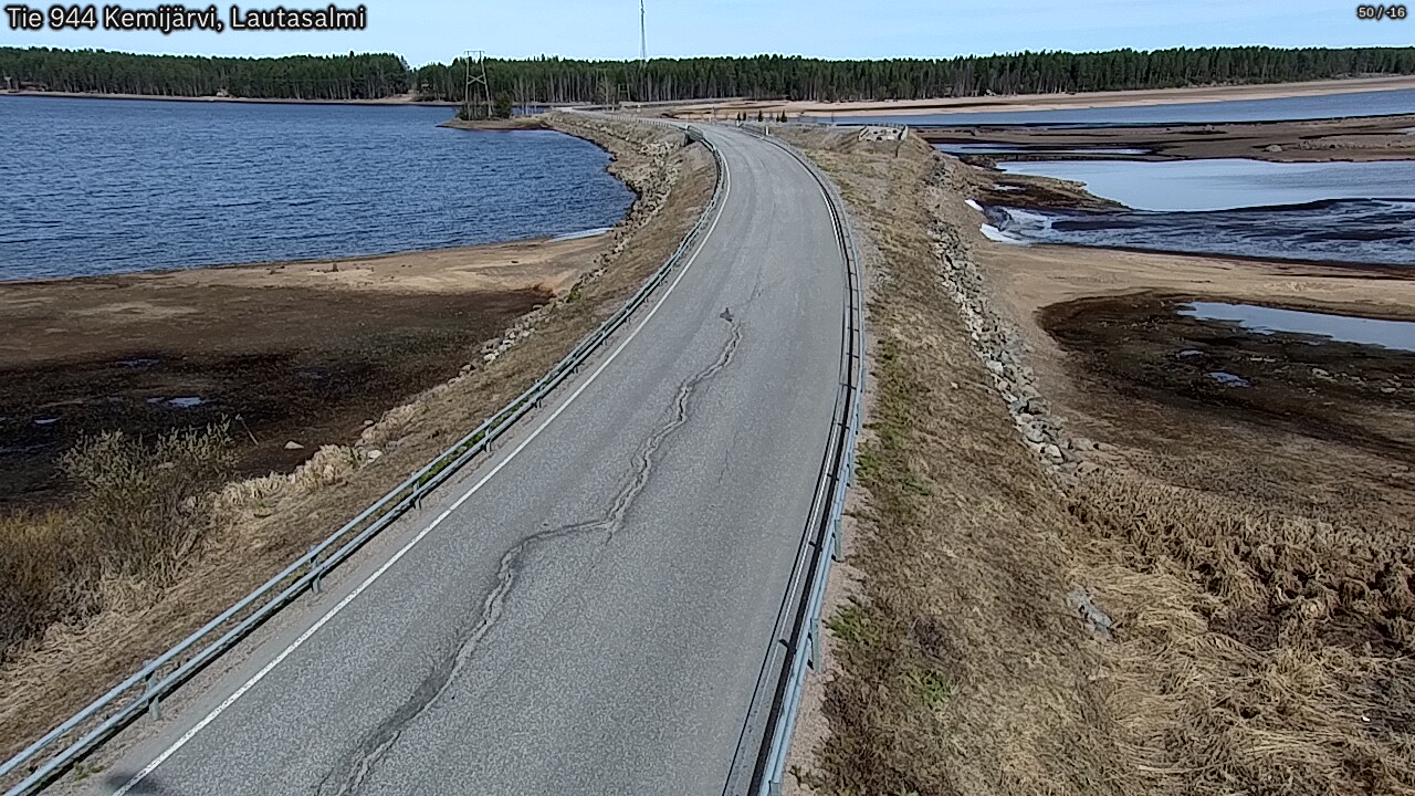 Kelikamerat Kuva Tie 944 Kemijärvi, Lautasalmi, Kemijärvi, Lappi