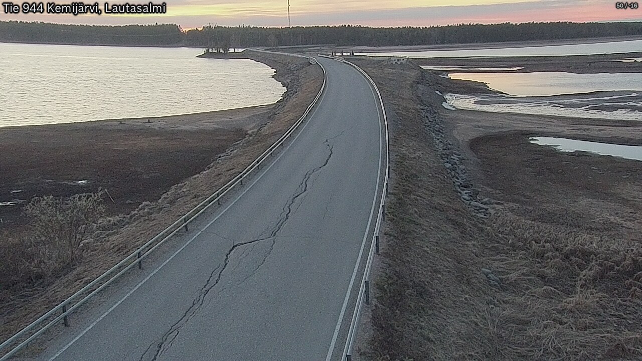 Kelikamerat Kuva Tie 944 Kemijärvi, Lautasalmi, Kemijärvi, Lappi