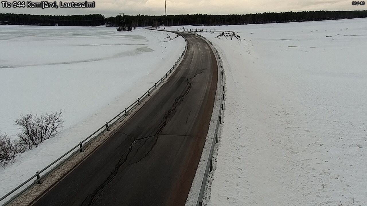 Kelikamerat Kuva Tie 944 Kemijärvi, Lautasalmi, Kemijärvi, Lappi