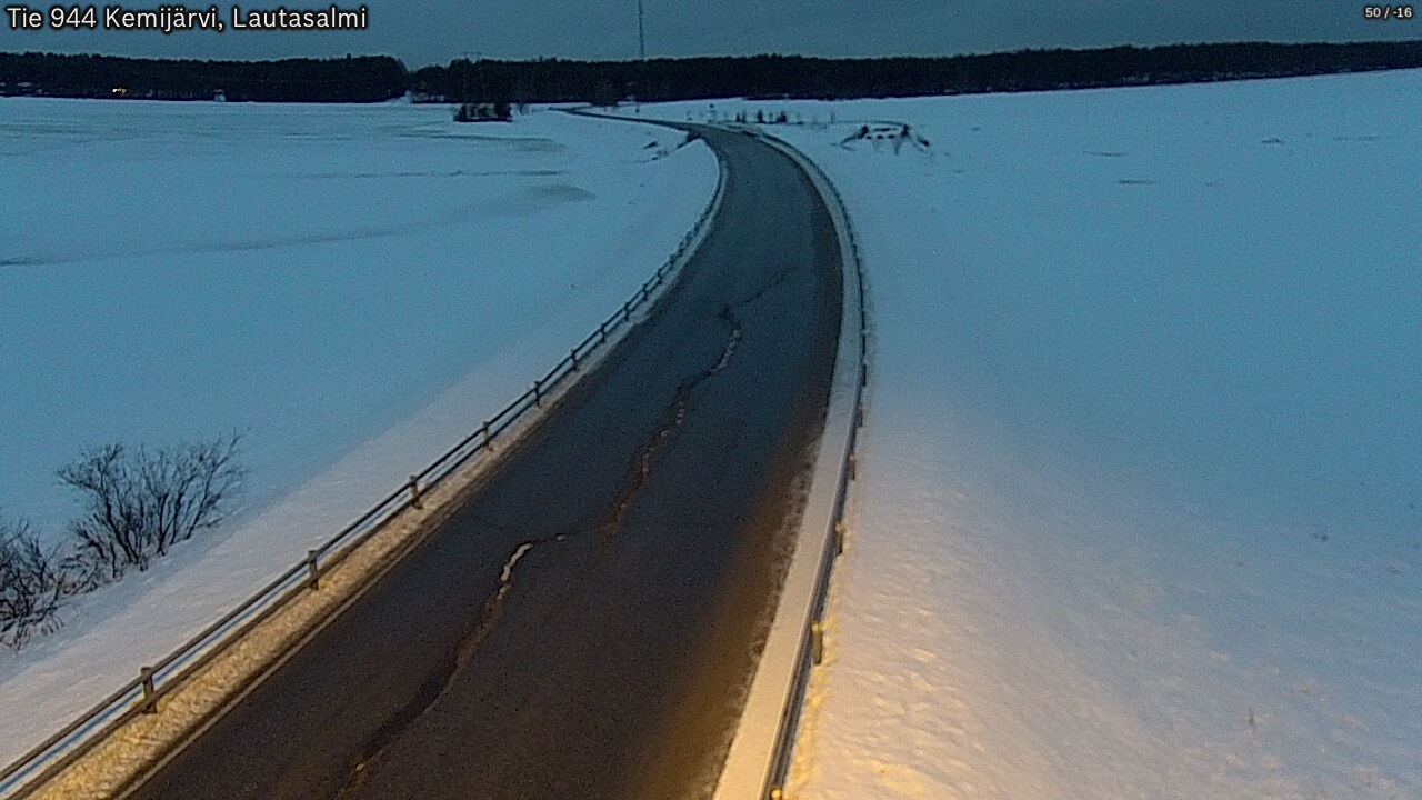 Kelikamerat Kuva Tie 944 Kemijärvi, Lautasalmi, Kemijärvi, Lappi