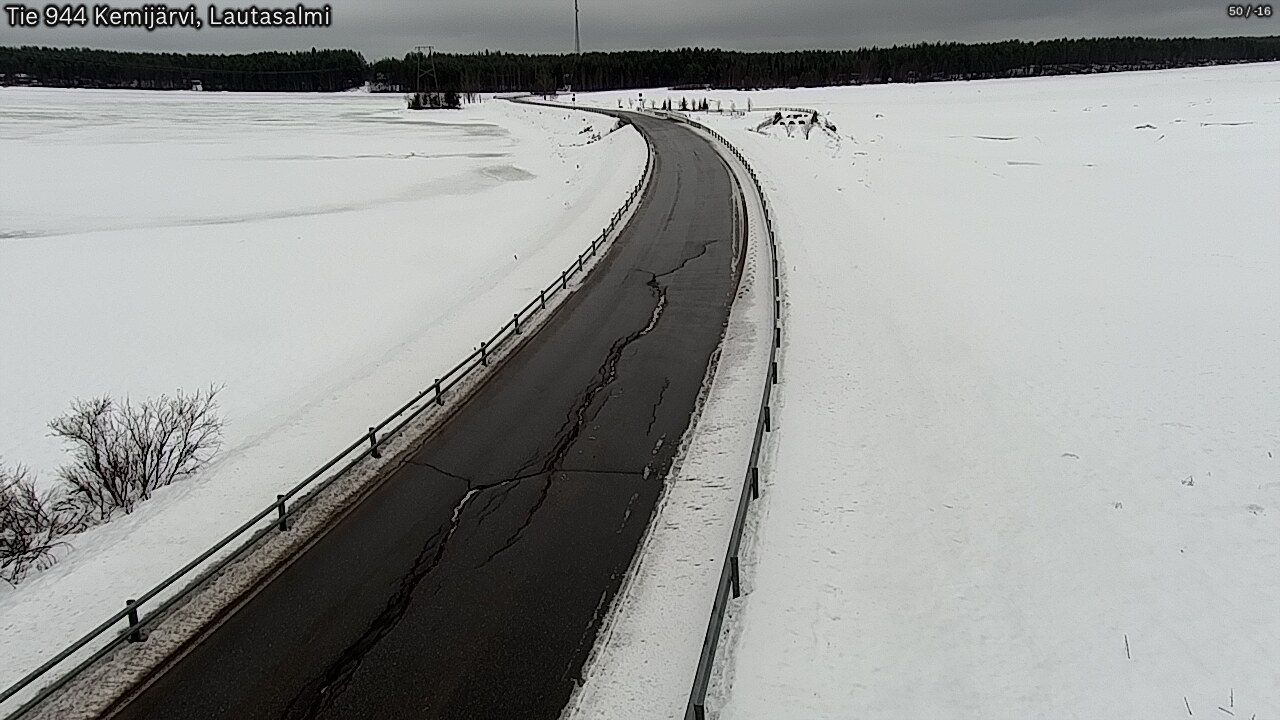 Kelikamerat Kuva Tie 944 Kemijärvi, Lautasalmi, Kemijärvi, Lappi