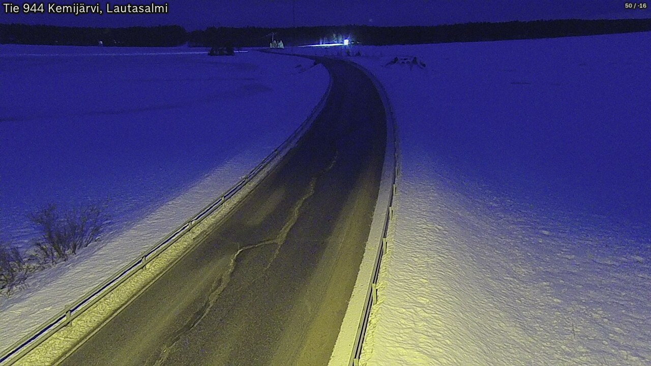 Kelikamerat Kuva Tie 944 Kemijärvi, Lautasalmi, Kemijärvi, Lappi