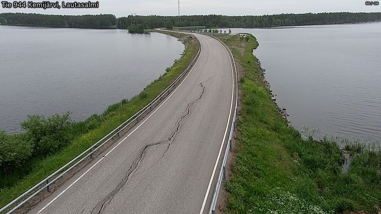 Kelikamerat Kuva Tie 944 Kemijärvi, Lautasalmi, Kemijärvi, Lappi