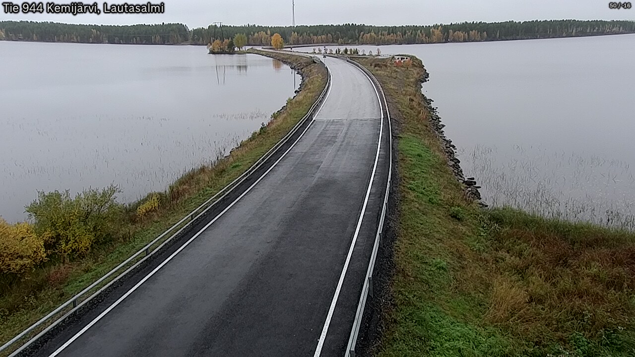 Kelikamerat Kuva Tie 944 Kemijärvi, Lautasalmi, Kemijärvi, Lappi