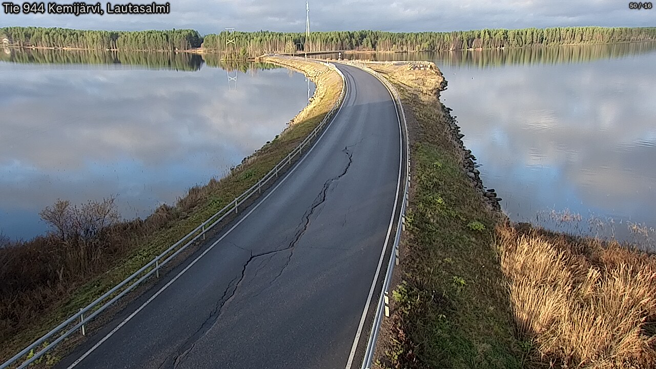 Kelikamerat Kuva Tie 944 Kemijärvi, Lautasalmi, Kemijärvi, Lappi