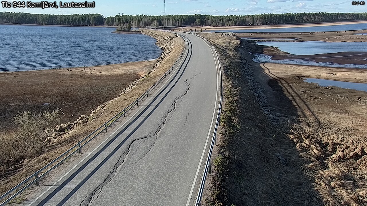 Kelikamerat Kuva Tie 944 Kemijärvi, Lautasalmi, Kemijärvi, Lappi