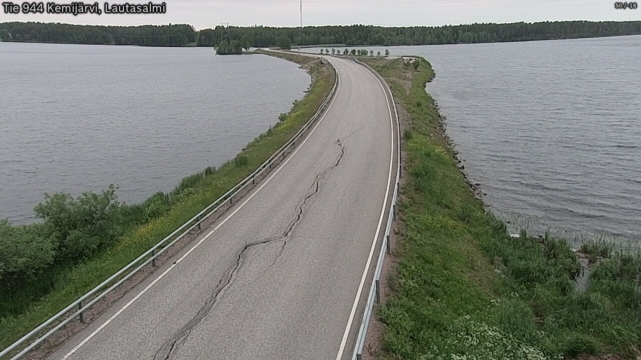 Kelikamerat Kuva Tie 944 Kemijärvi, Lautasalmi, Kemijärvi, Lappi