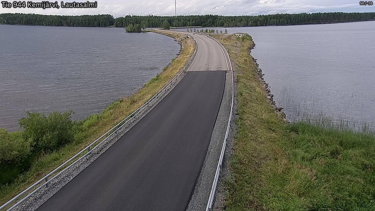 Kelikamerat Kuva Tie 944 Kemijärvi, Lautasalmi, Kemijärvi, Lappi