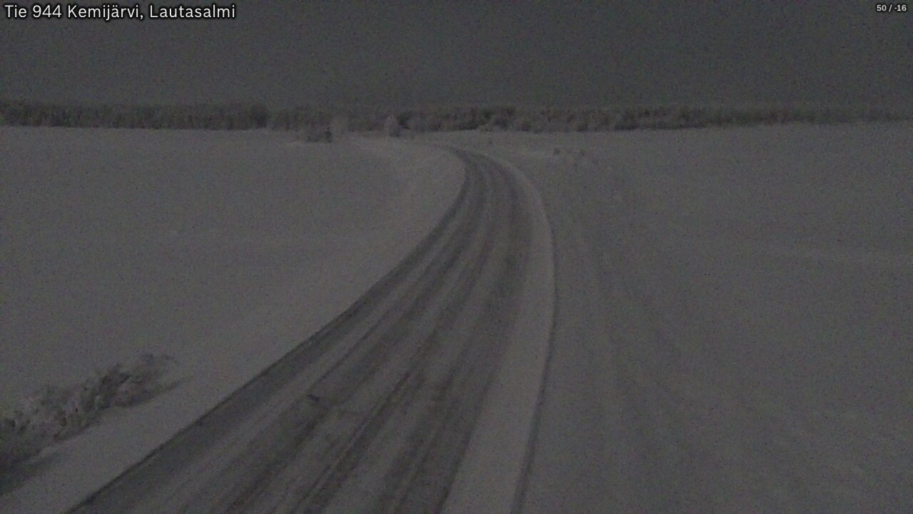Kelikamerat Kuva Tie 944 Kemijärvi, Lautasalmi, Kemijärvi, Lappi