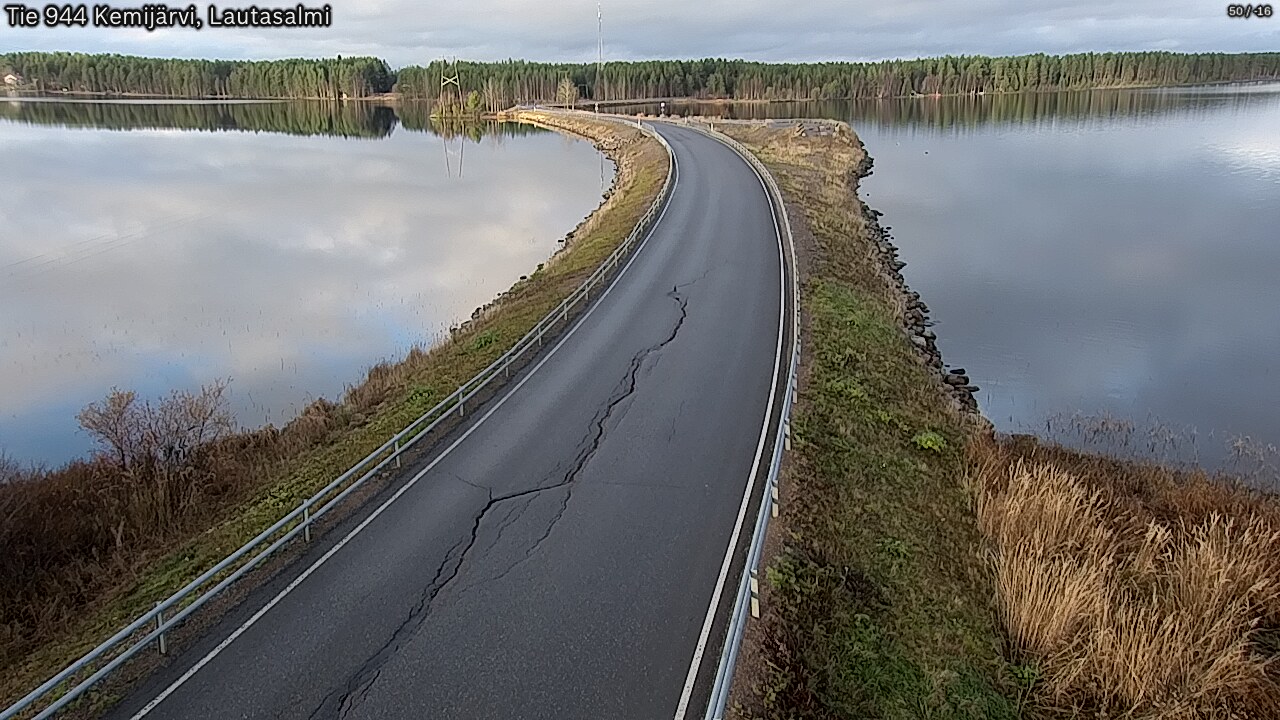 Kelikamerat Kuva Tie 944 Kemijärvi, Lautasalmi, Kemijärvi, Lappi