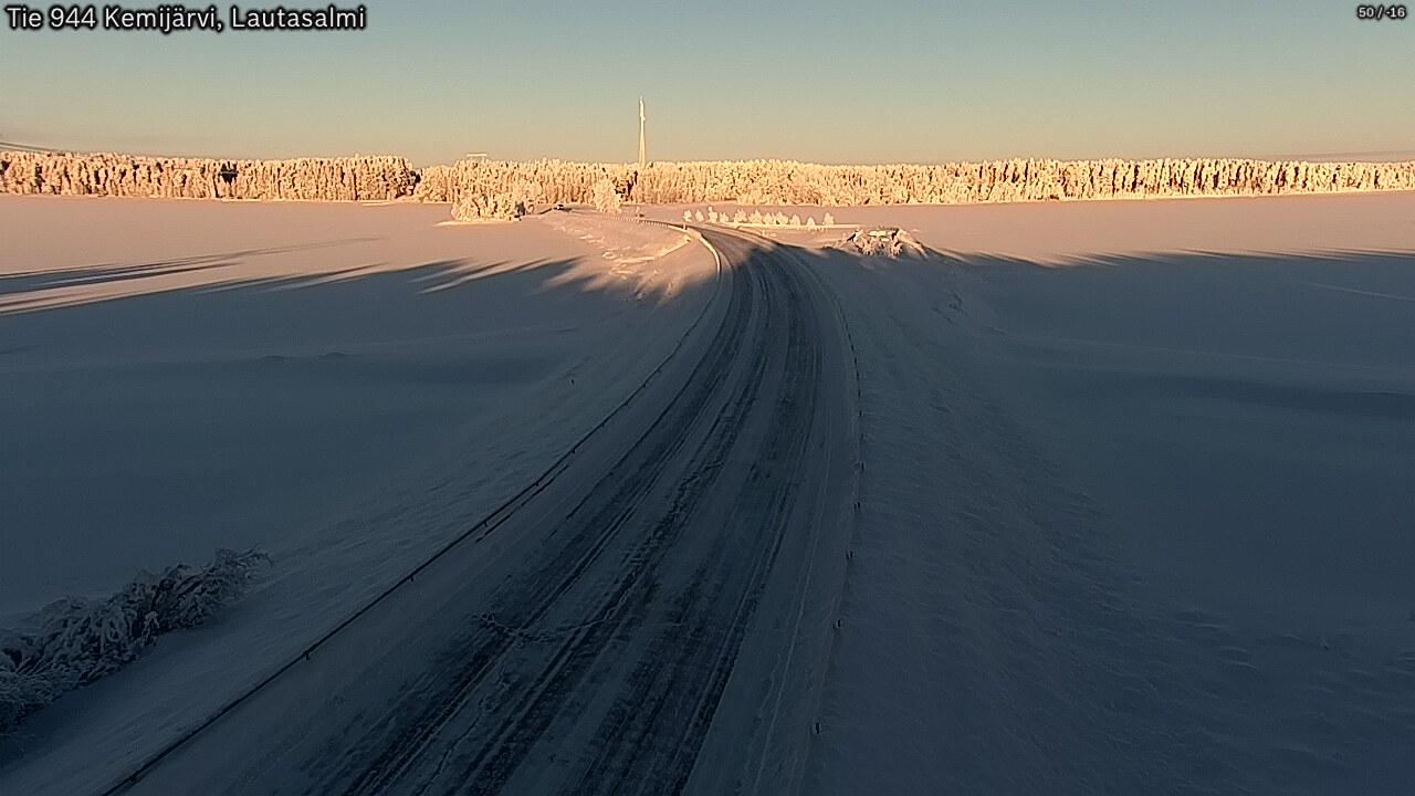 Kelikamerat Kuva Tie 944 Kemijärvi, Lautasalmi, Kemijärvi, Lappi