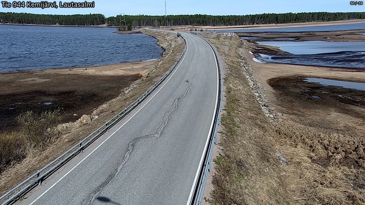Kelikamerat Kuva Tie 944 Kemijärvi, Lautasalmi, Kemijärvi, Lappi