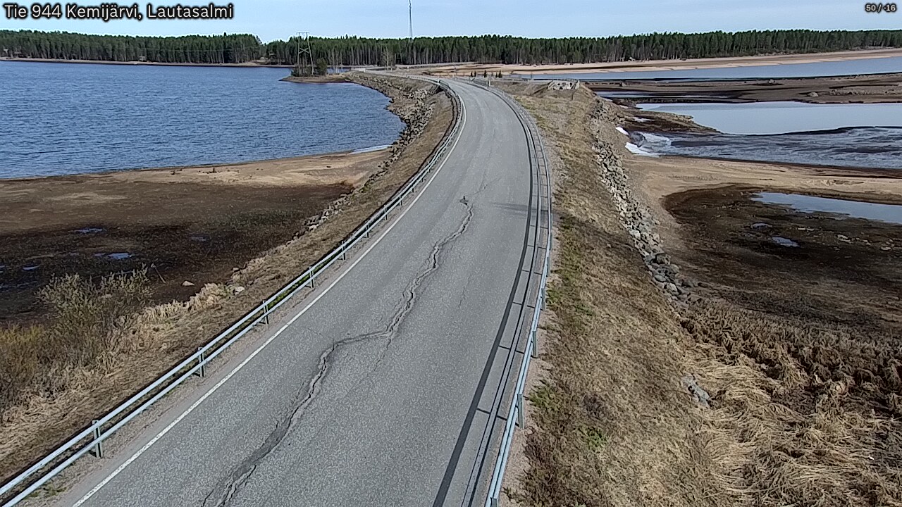 Kelikamerat Kuva Tie 944 Kemijärvi, Lautasalmi, Kemijärvi, Lappi