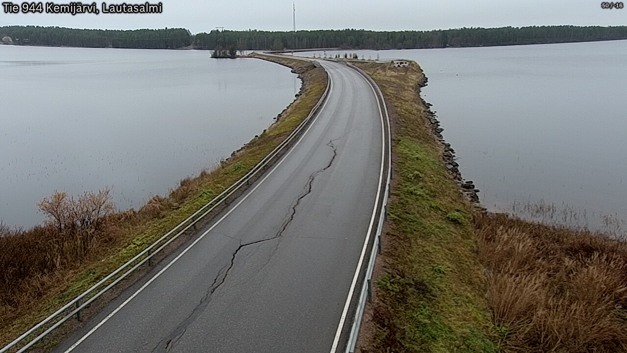 Kelikamerat Kuva Tie 944 Kemijärvi, Lautasalmi, Kemijärvi, Lappi