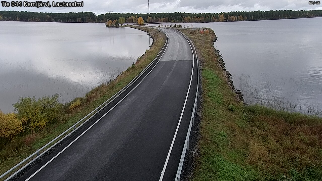 Kelikamerat Kuva Tie 944 Kemijärvi, Lautasalmi, Kemijärvi, Lappi