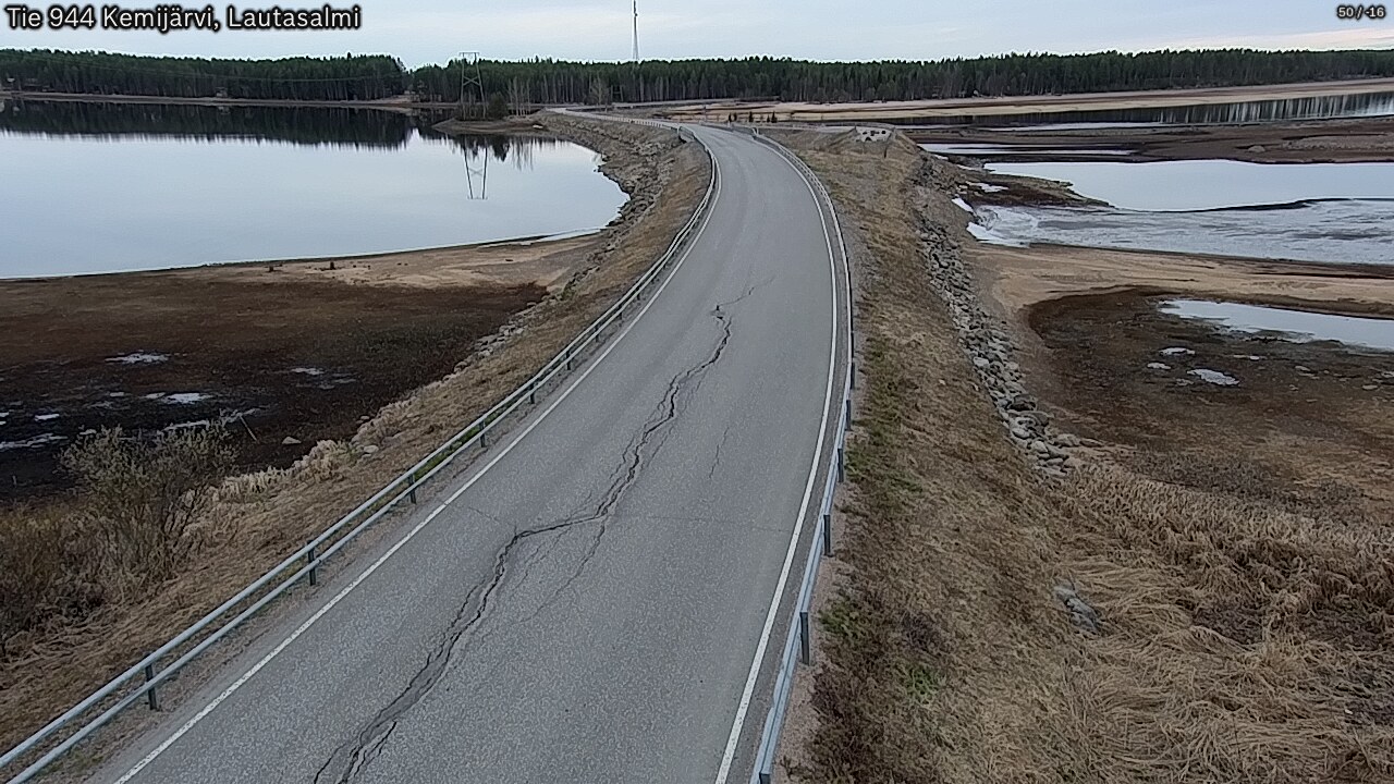Kelikamerat Kuva Tie 944 Kemijärvi, Lautasalmi, Kemijärvi, Lappi