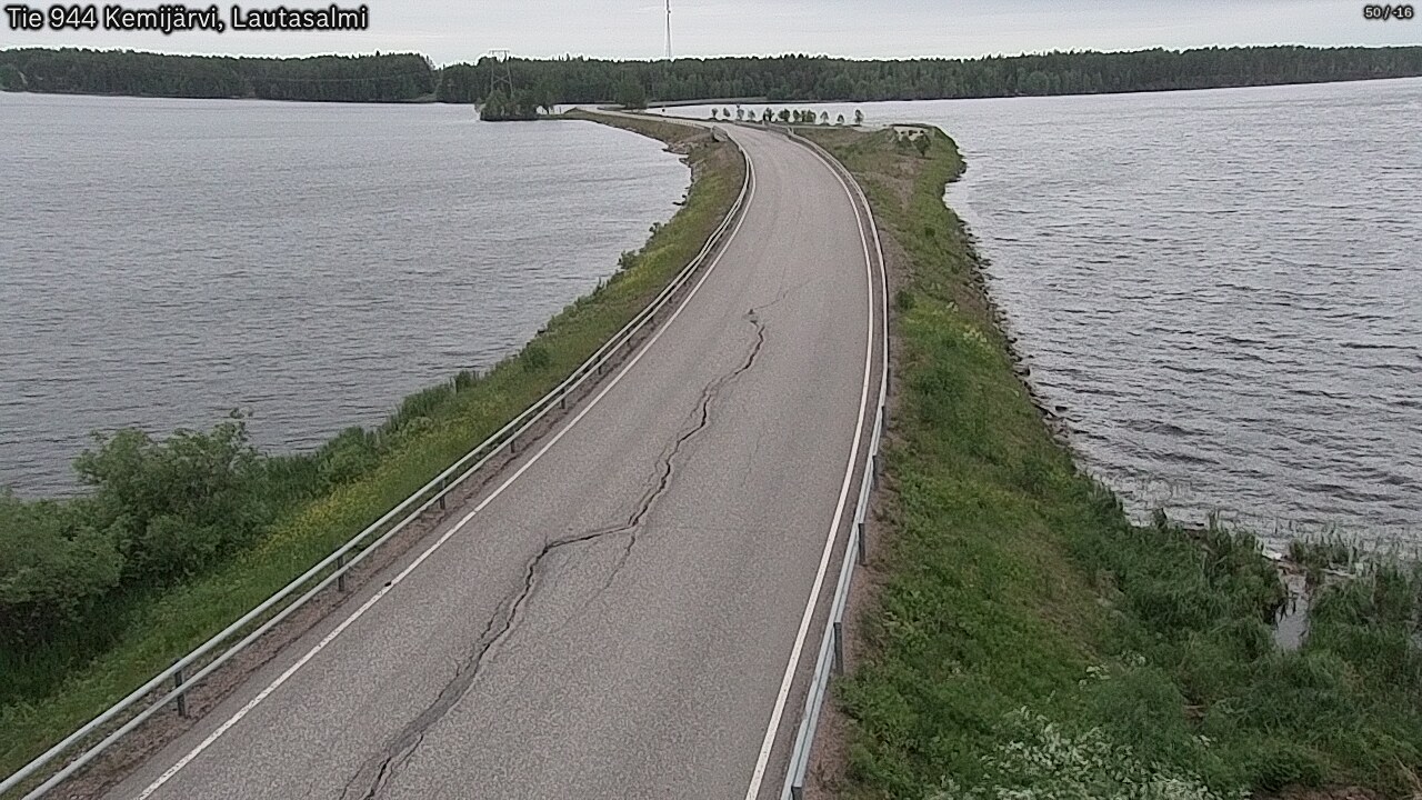 Kelikamerat Kuva Tie 944 Kemijärvi, Lautasalmi, Kemijärvi, Lappi