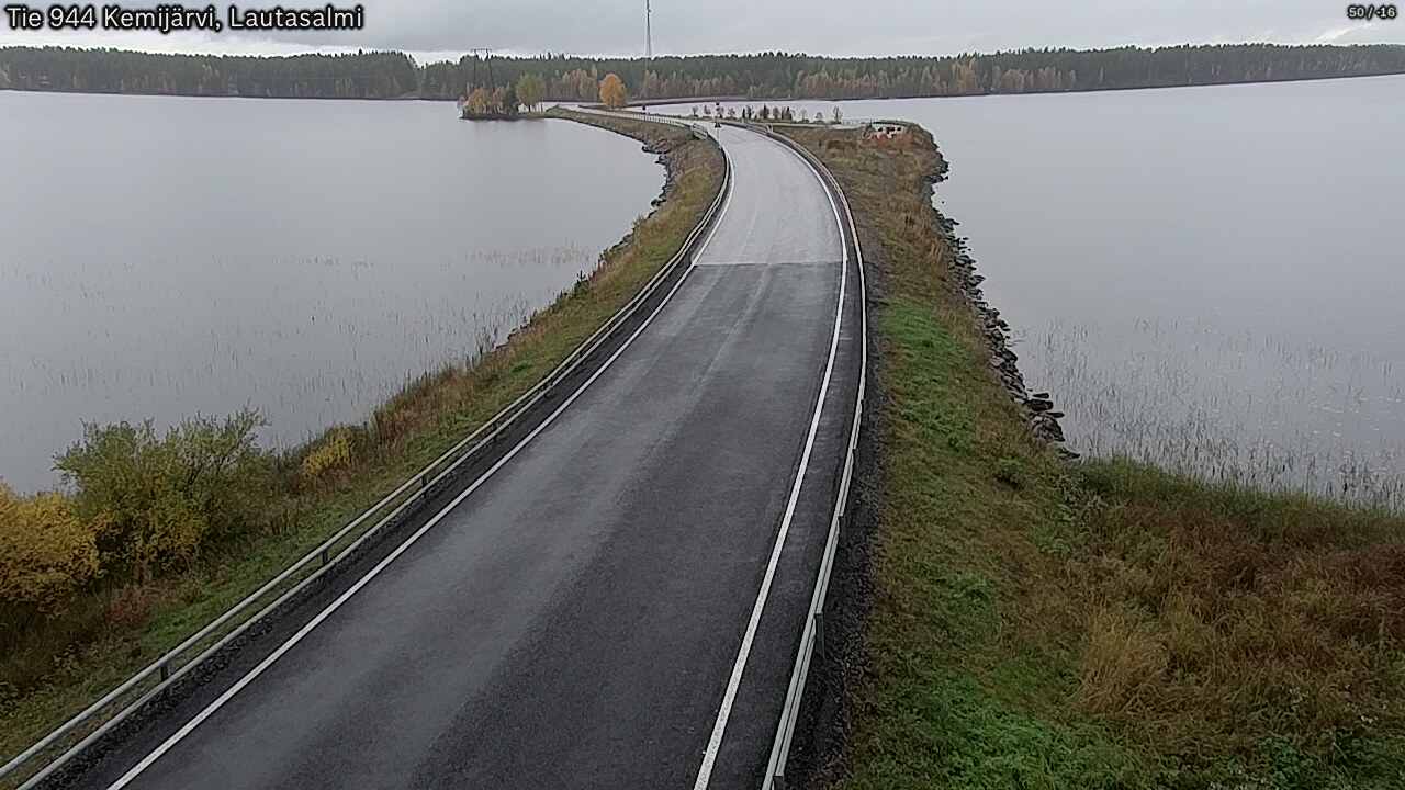 Kelikamerat Kuva Tie 944 Kemijärvi, Lautasalmi, Kemijärvi, Lappi
