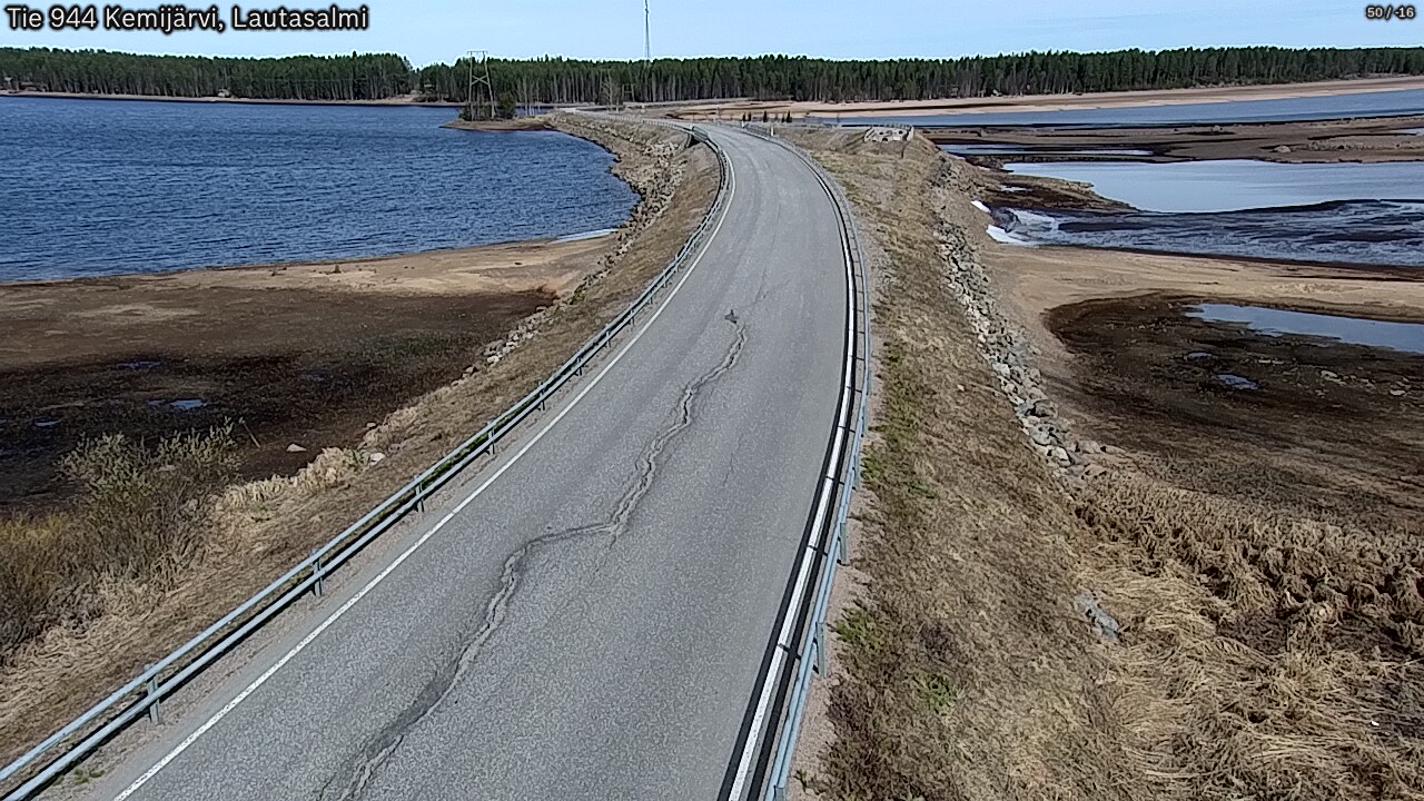 Kelikamerat Kuva Tie 944 Kemijärvi, Lautasalmi, Kemijärvi, Lappi