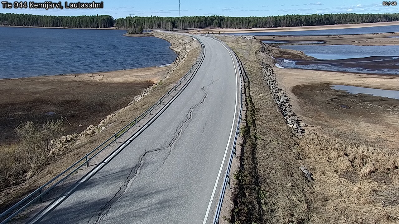 Kelikamerat Kuva Tie 944 Kemijärvi, Lautasalmi, Kemijärvi, Lappi