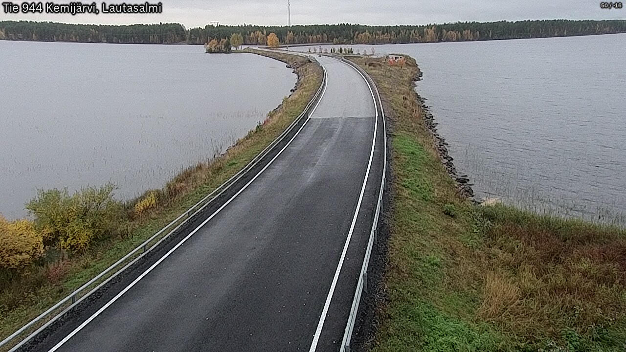 Weather Camera Image Road 944 Kemijärvi, Lautasalmi, Kemijärvi, Lappi
