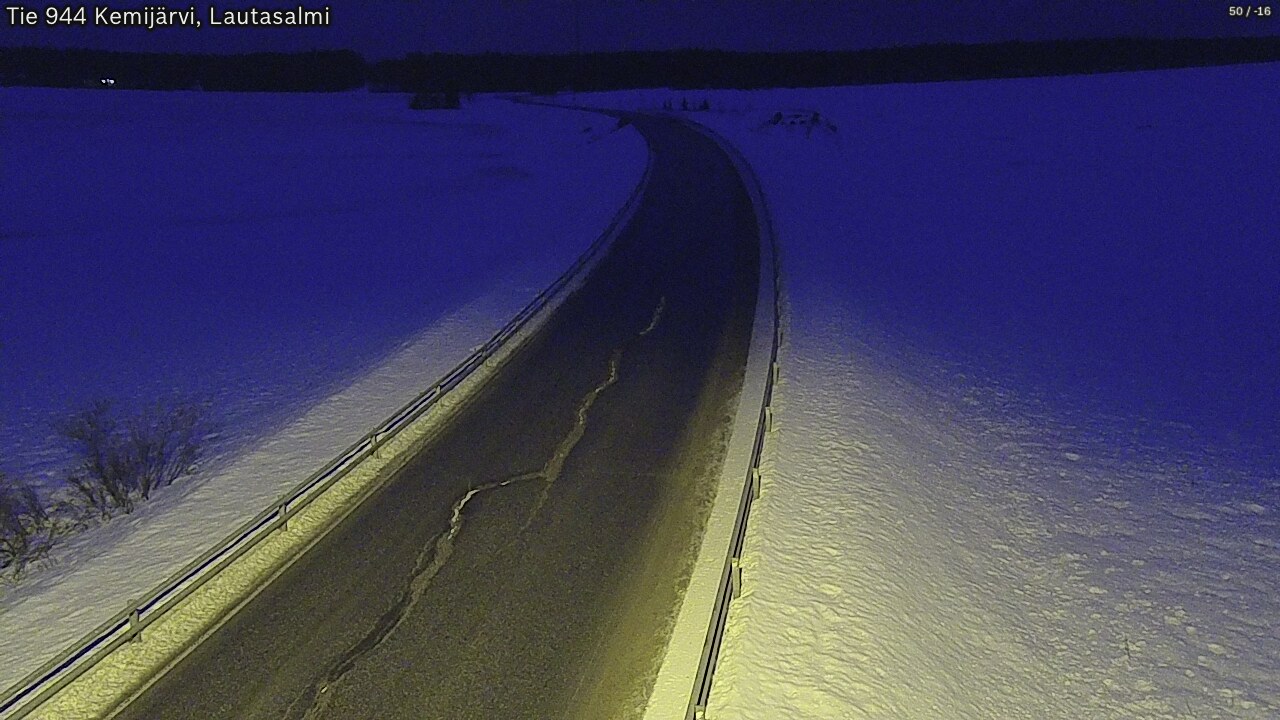 Kelikamerat Kuva Tie 944 Kemijärvi, Lautasalmi, Kemijärvi, Lappi