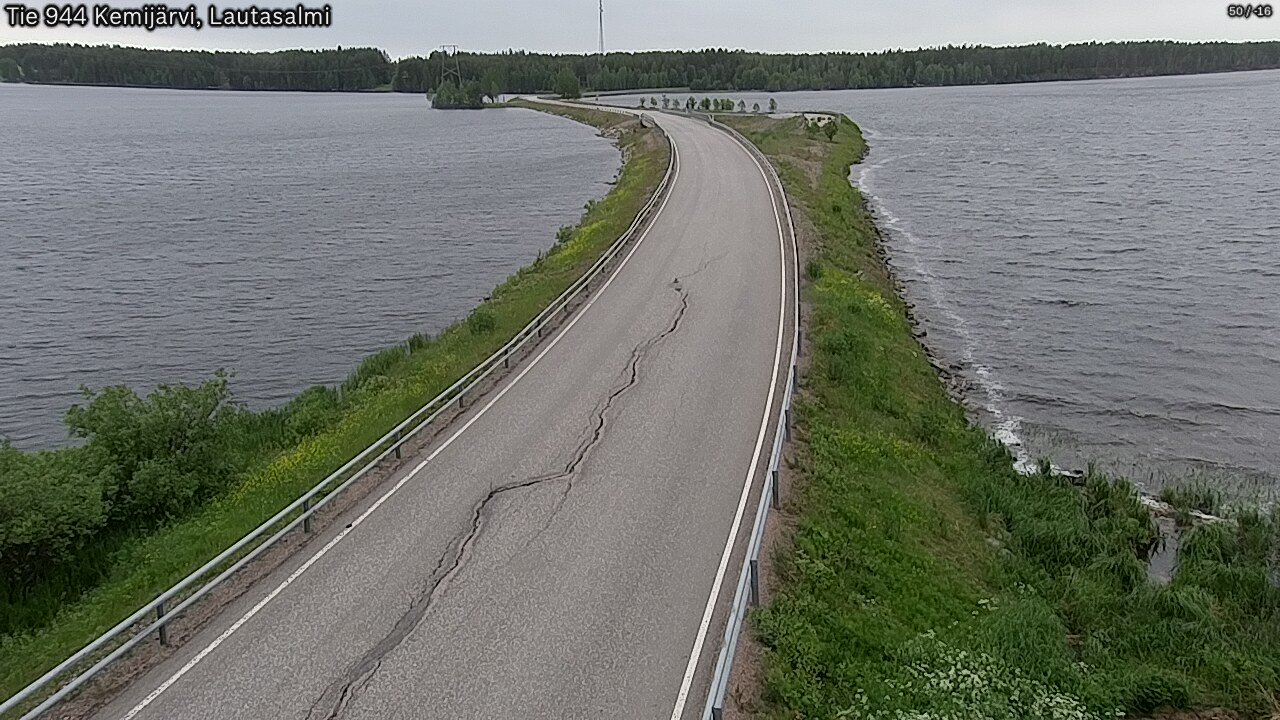 Kelikamerat Kuva Tie 944 Kemijärvi, Lautasalmi, Kemijärvi, Lappi