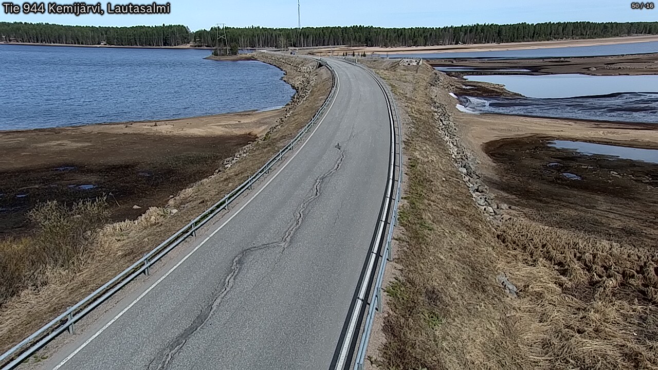 Kelikamerat Kuva Tie 944 Kemijärvi, Lautasalmi, Kemijärvi, Lappi