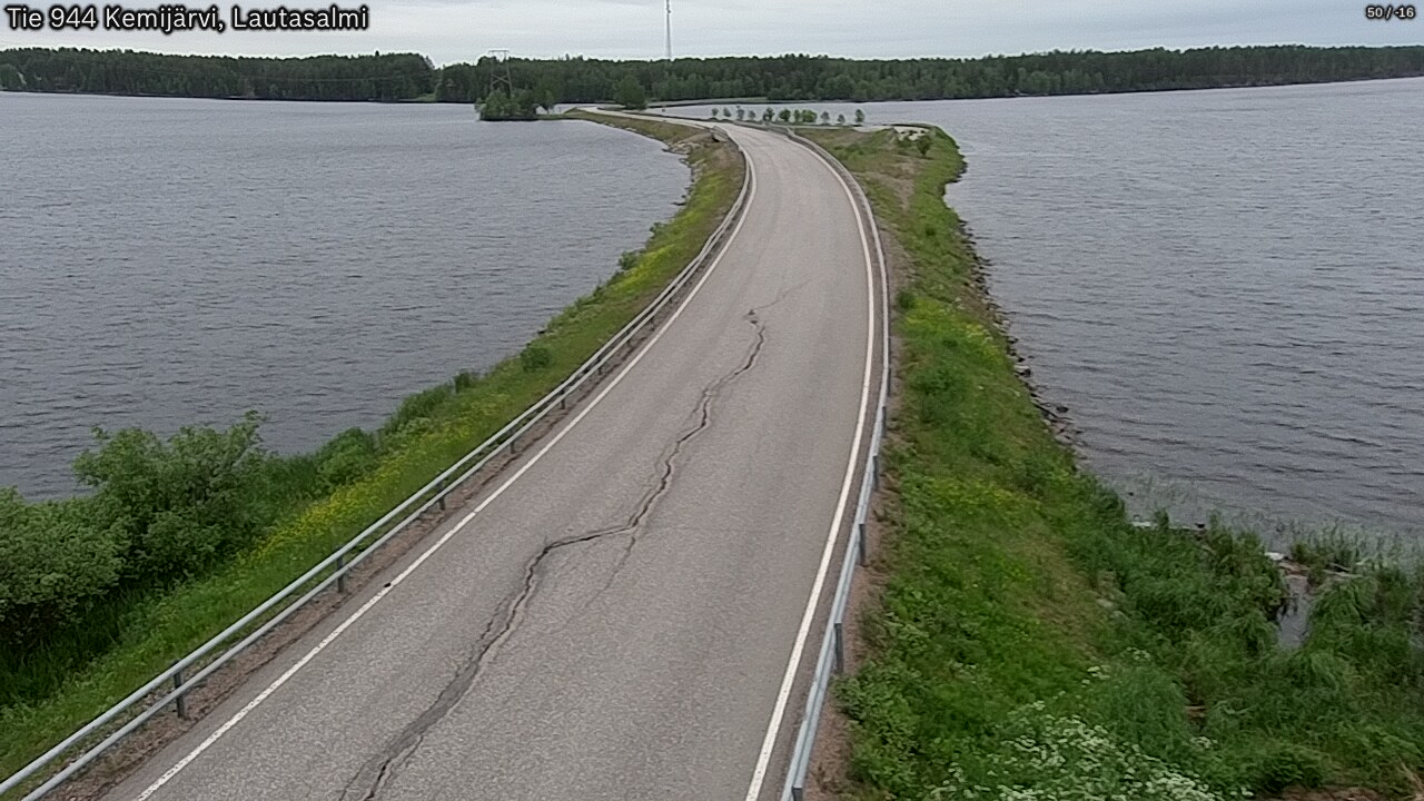 Kelikamerat Kuva Tie 944 Kemijärvi, Lautasalmi, Kemijärvi, Lappi