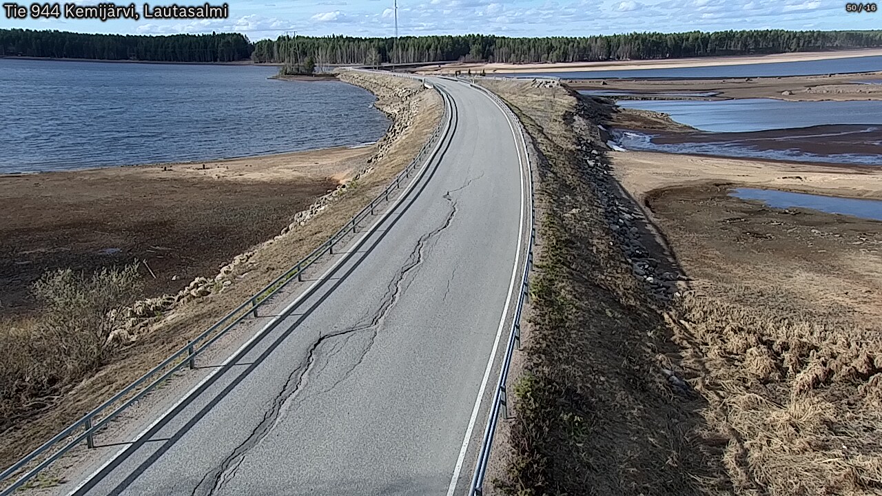 Kelikamerat Kuva Tie 944 Kemijärvi, Lautasalmi, Kemijärvi, Lappi