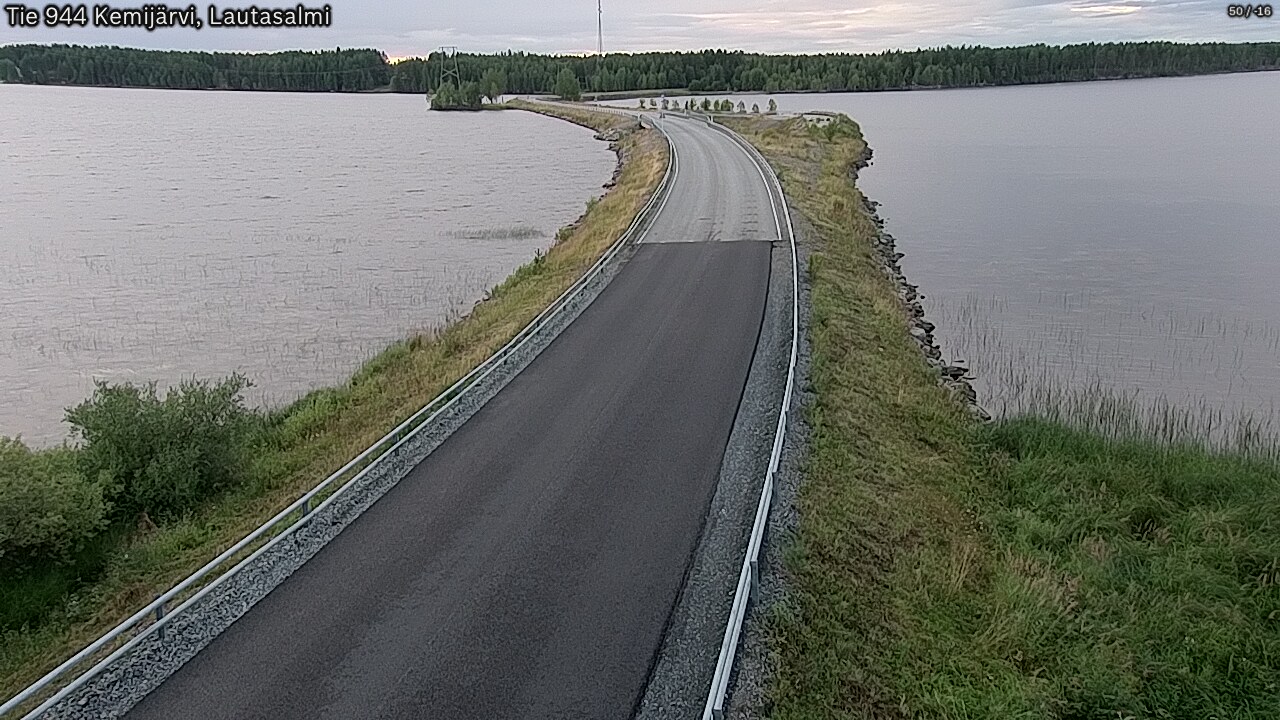 Kelikamerat Kuva Tie 944 Kemijärvi, Lautasalmi, Kemijärvi, Lappi