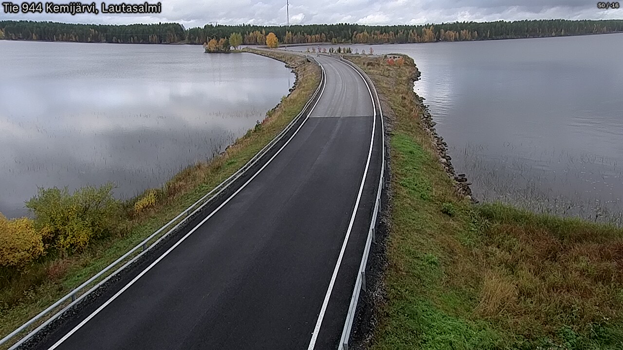Kelikamerat Kuva Tie 944 Kemijärvi, Lautasalmi, Kemijärvi, Lappi