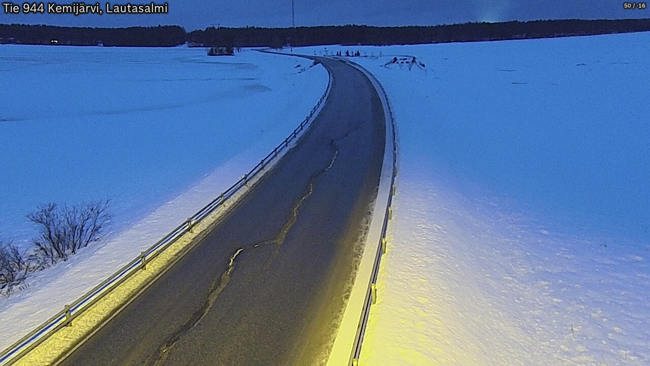 Kelikamerat Kuva Tie 944 Kemijärvi, Lautasalmi, Kemijärvi, Lappi