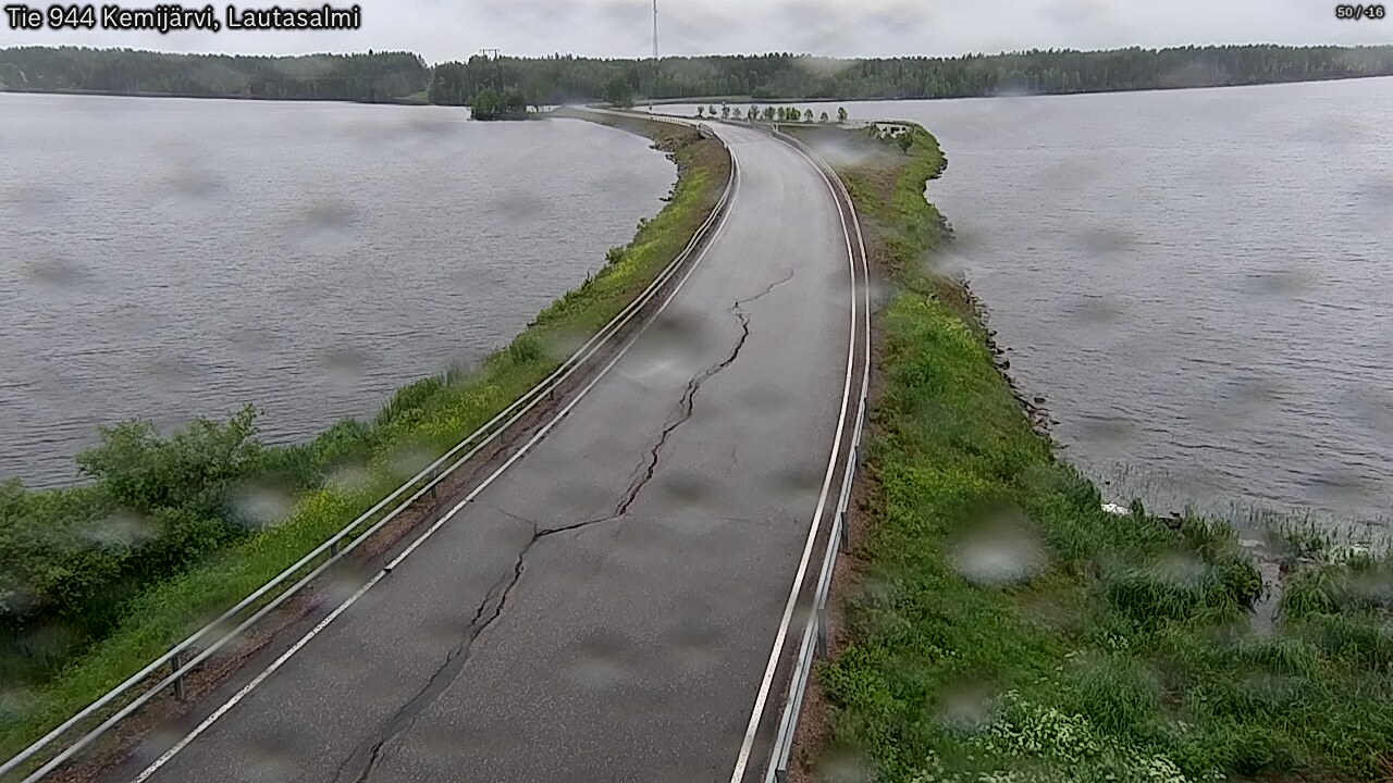 Kelikamerat Kuva Tie 944 Kemijärvi, Lautasalmi, Kemijärvi, Lappi