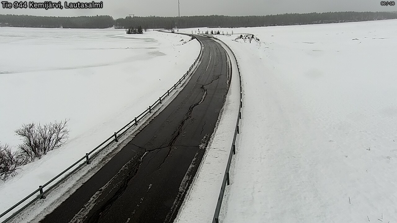 Kelikamerat Kuva Tie 944 Kemijärvi, Lautasalmi, Kemijärvi, Lappi