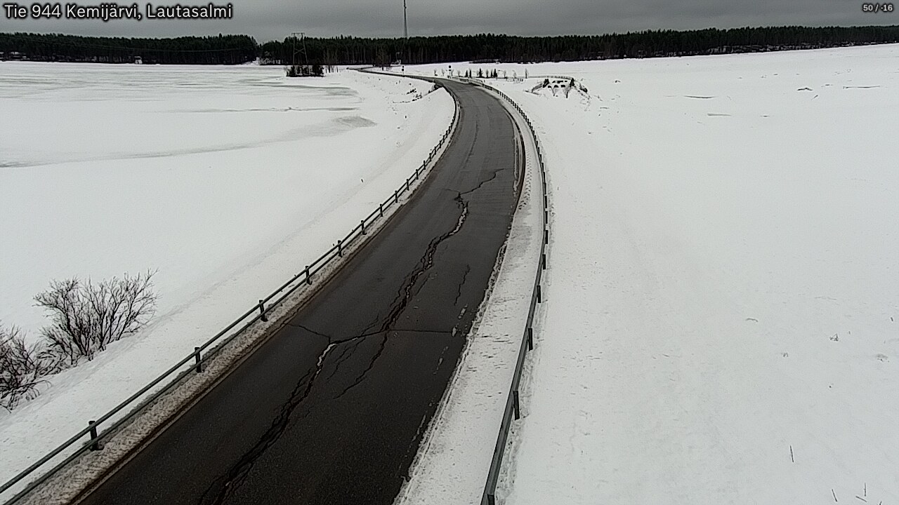 Kelikamerat Kuva Tie 944 Kemijärvi, Lautasalmi, Kemijärvi, Lappi