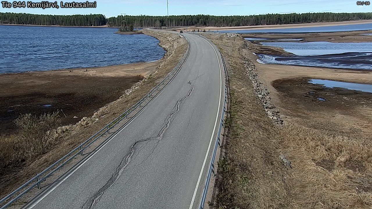 Kelikamerat Kuva Tie 944 Kemijärvi, Lautasalmi, Kemijärvi, Lappi