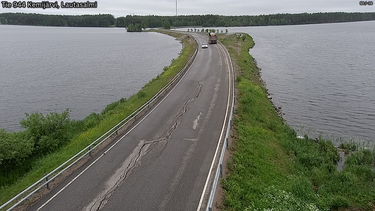 Kelikamerat Kuva Tie 944 Kemijärvi, Lautasalmi, Kemijärvi, Lappi