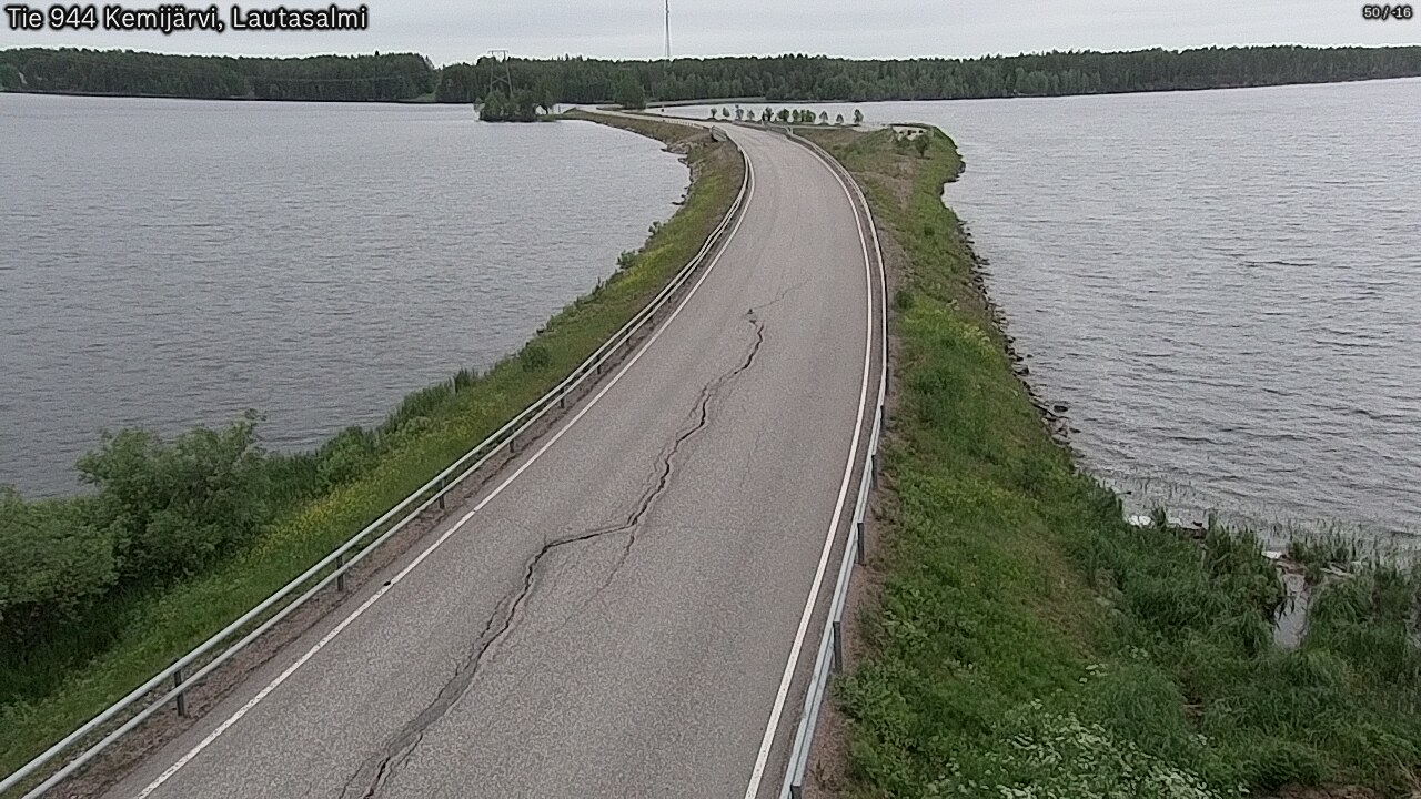 Kelikamerat Kuva Tie 944 Kemijärvi, Lautasalmi, Kemijärvi, Lappi
