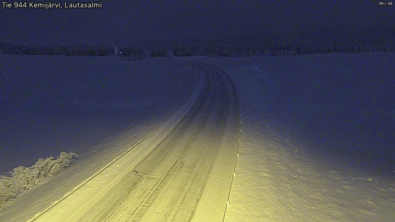 Kelikamerat Kuva Tie 944 Kemijärvi, Lautasalmi, Kemijärvi, Lappi