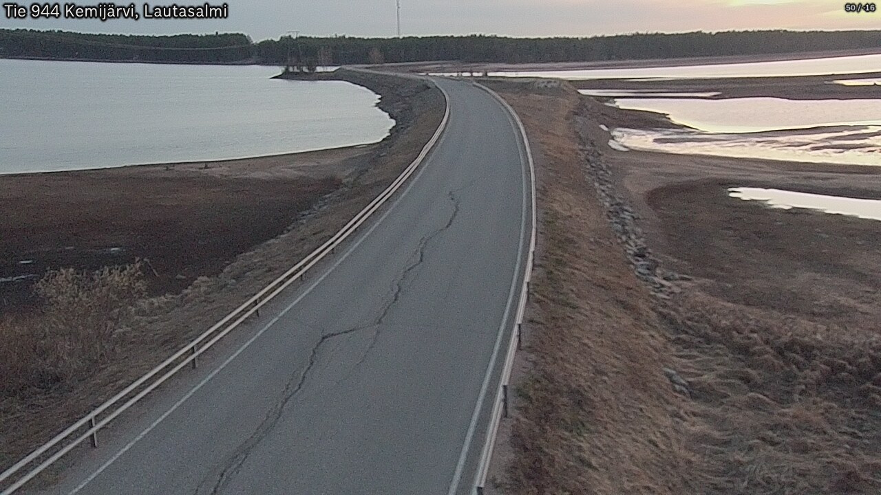 Kelikamerat Kuva Tie 944 Kemijärvi, Lautasalmi, Kemijärvi, Lappi