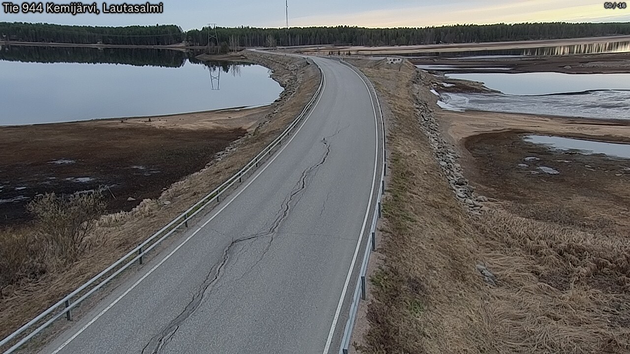 Kelikamerat Kuva Tie 944 Kemijärvi, Lautasalmi, Kemijärvi, Lappi