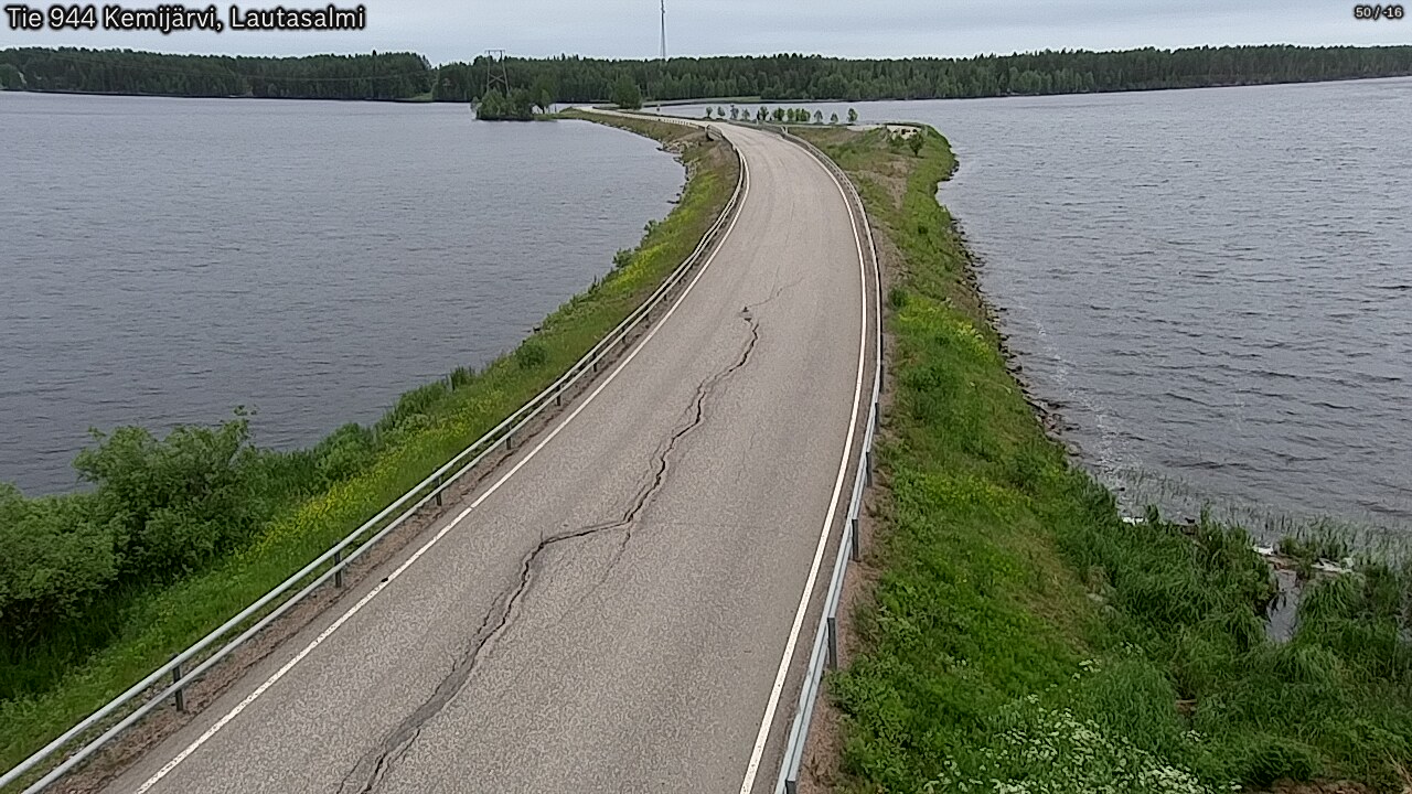 Kelikamerat Kuva Tie 944 Kemijärvi, Lautasalmi, Kemijärvi, Lappi