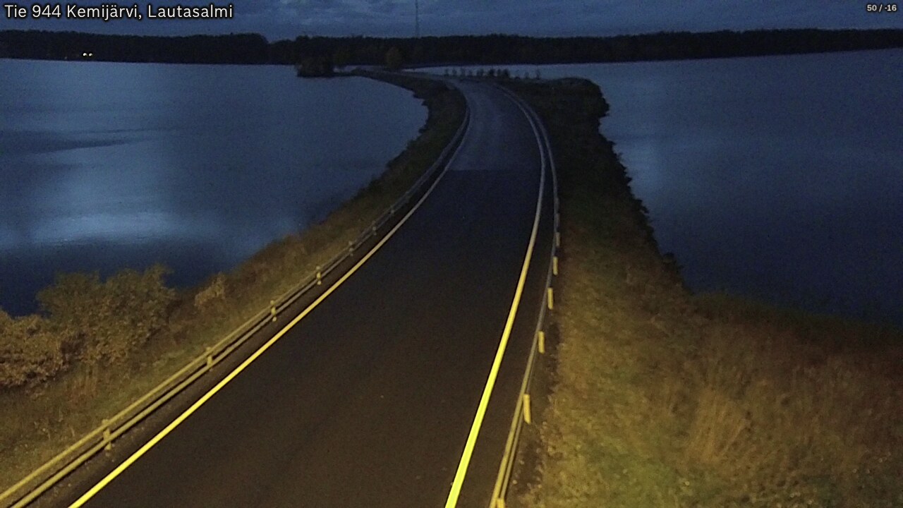 Kelikamerat Kuva Tie 944 Kemijärvi, Lautasalmi, Kemijärvi, Lappi