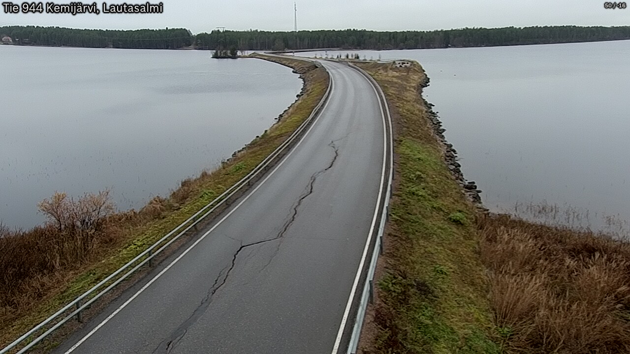 Kelikamerat Kuva Tie 944 Kemijärvi, Lautasalmi, Kemijärvi, Lappi