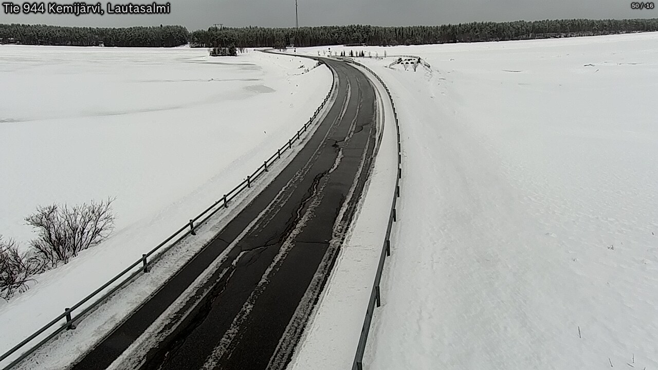 Kelikamerat Kuva Tie 944 Kemijärvi, Lautasalmi, Kemijärvi, Lappi
