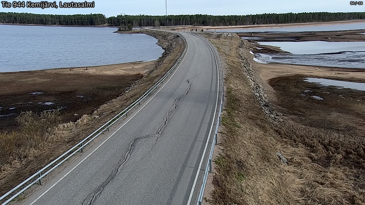 Kelikamerat Kuva Tie 944 Kemijärvi, Lautasalmi, Kemijärvi, Lappi