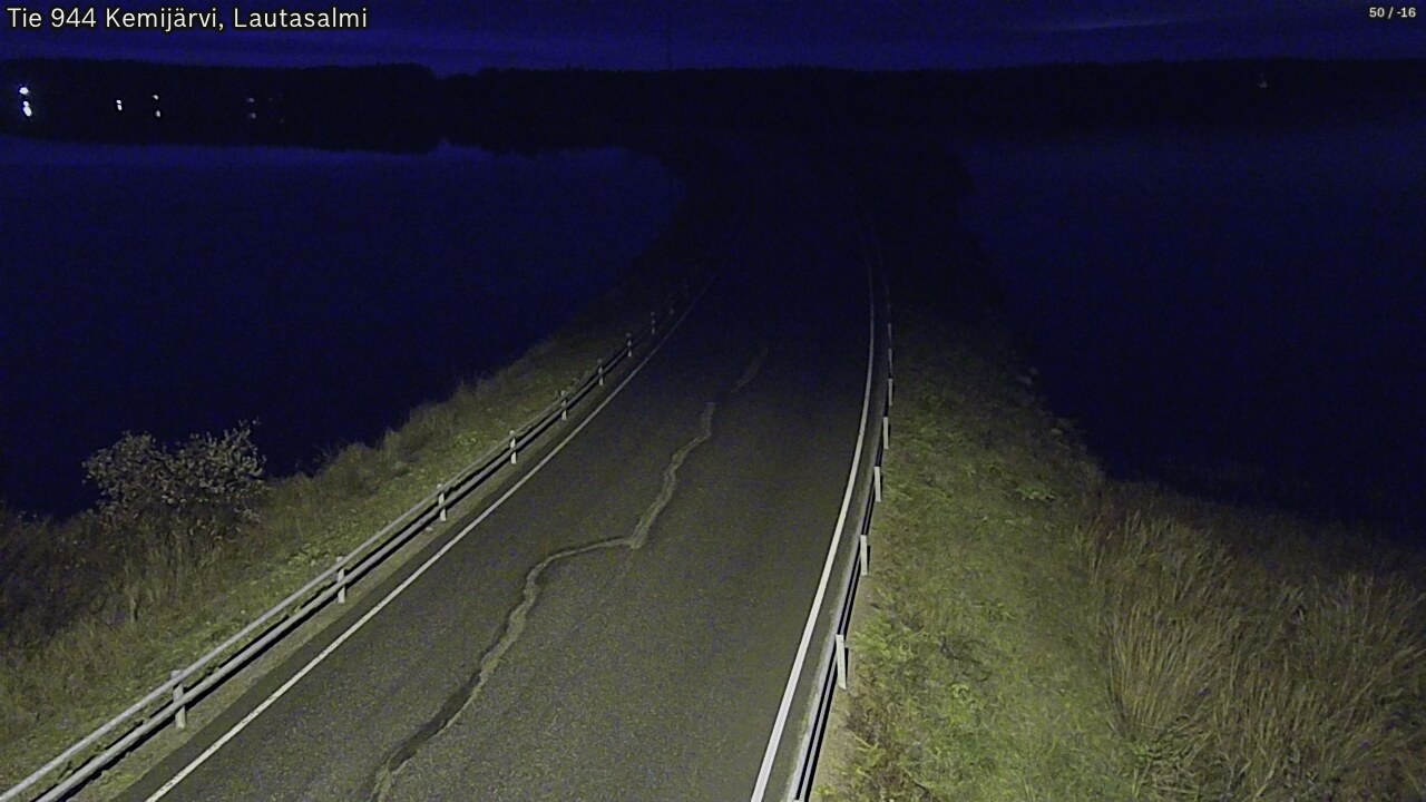 Kelikamerat Kuva Tie 944 Kemijärvi, Lautasalmi, Kemijärvi, Lappi