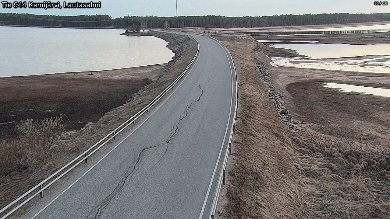 Kelikamerat Kuva Tie 944 Kemijärvi, Lautasalmi, Kemijärvi, Lappi