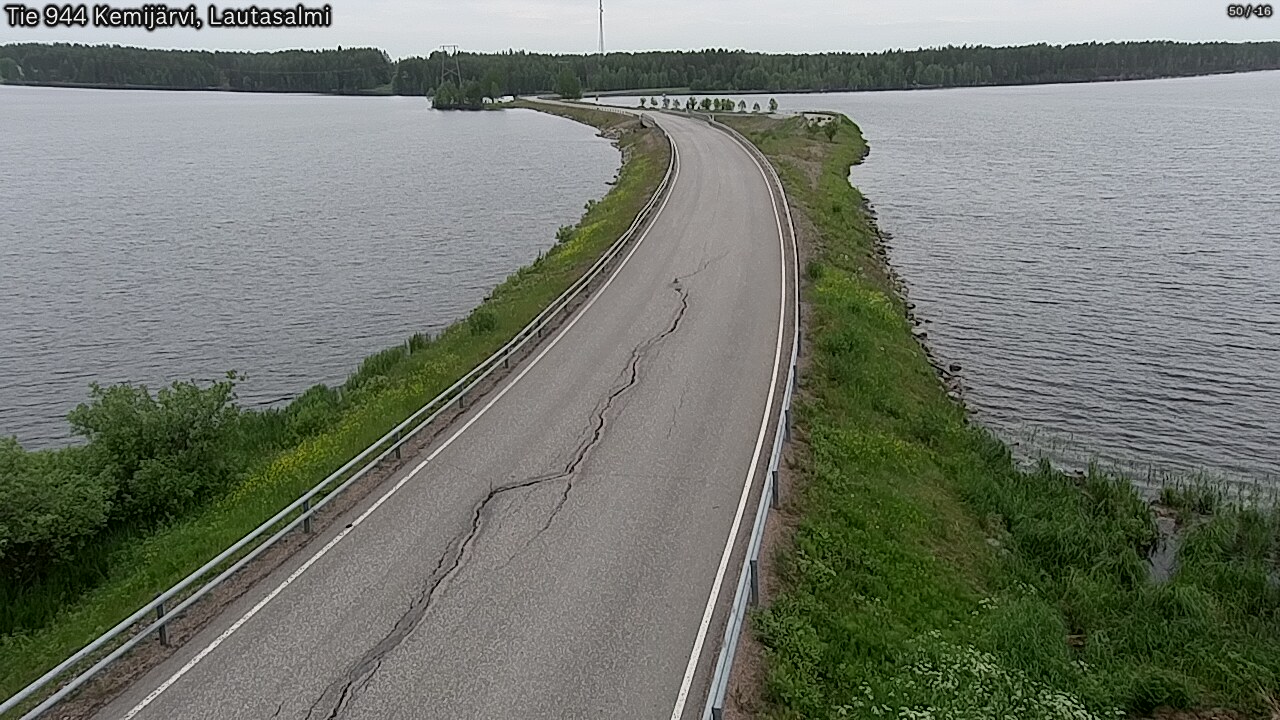 Kelikamerat Kuva Tie 944 Kemijärvi, Lautasalmi, Kemijärvi, Lappi